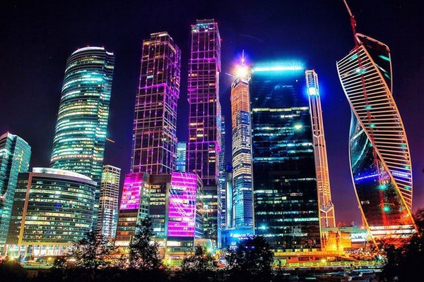 ночная Москва