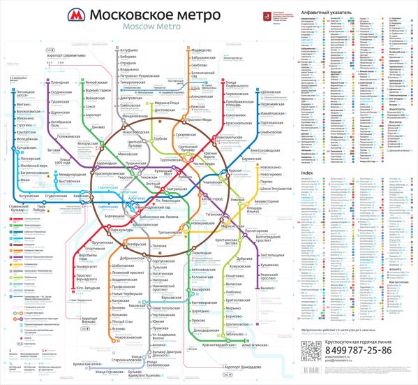 схема московского метро