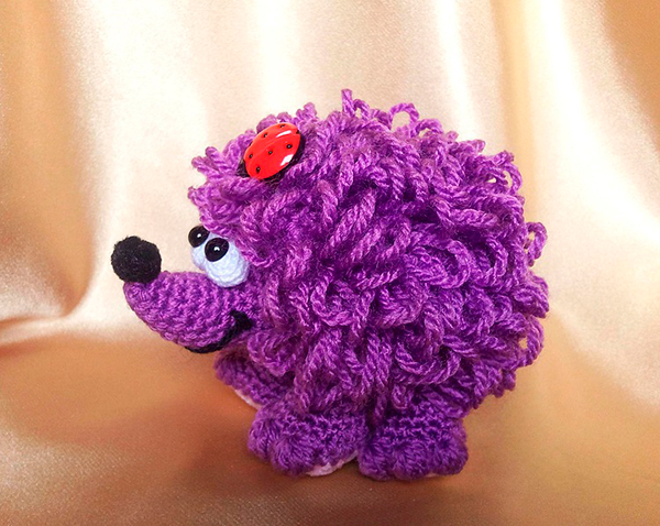Вязание спицами игрушки для начинающих. Игрушка ежик.