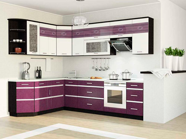 Фиолетовая кухня