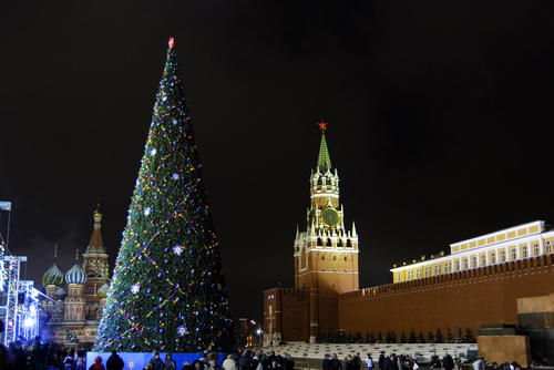 Новогодняя елка на Красной площади
