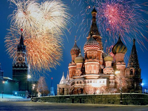 Новогодняя ночь в Москве