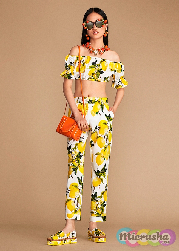 Dolce&Gabbana коллекция с лимонами