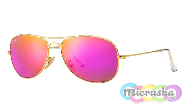 очки Ray-Ban с розовыми линзами