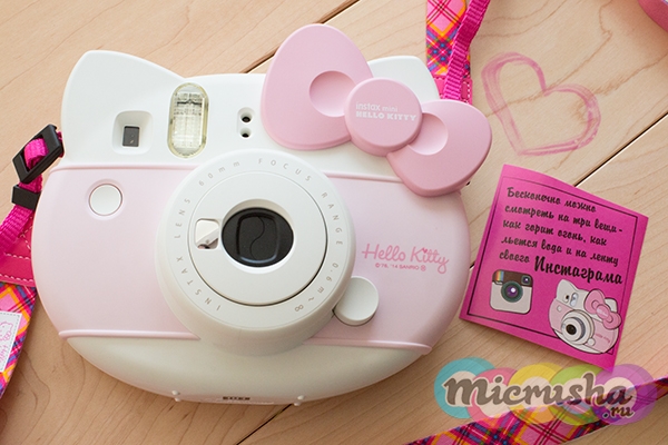 детский фотоаппарат Fujifilm Instax Mini Hello Kitty