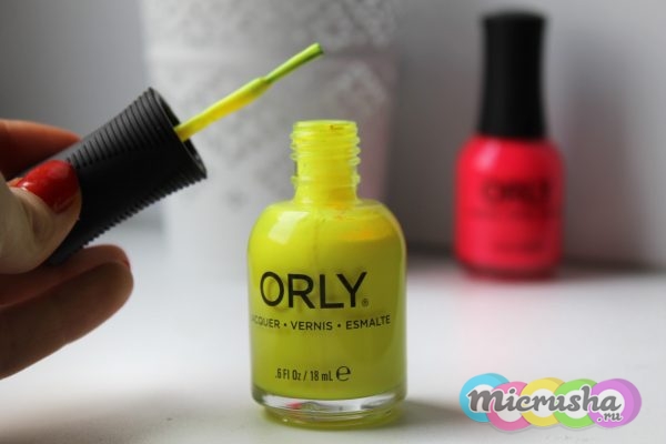 желтый лак Orly