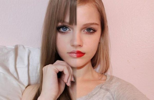 Дакота Роуз без макияжа