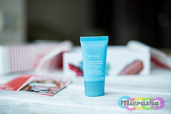 Увлажняющая маска Clarins с экстрактом каланхоэ SOS Hydra