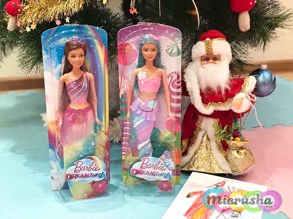 новогодний подарок для девочки Barbie