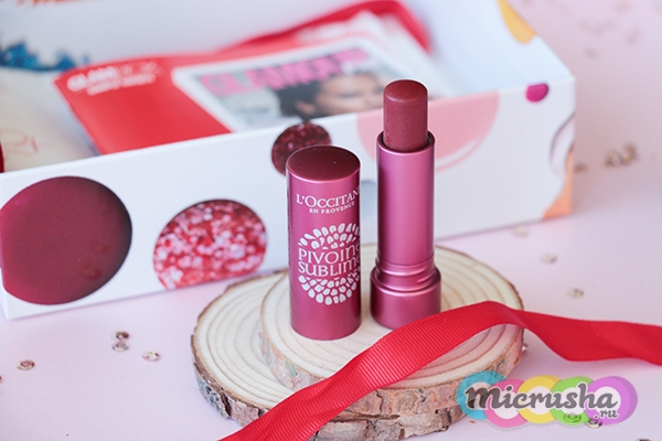 Бальзам для губ Пион от Loccitane