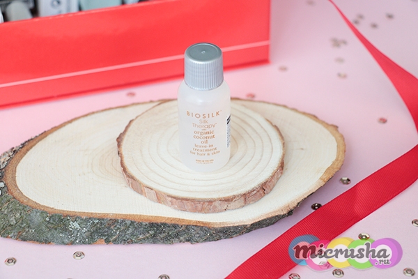 Несмываемое средство с органическим кокосовым маслом для волос и кожи Biosilk silk therapy