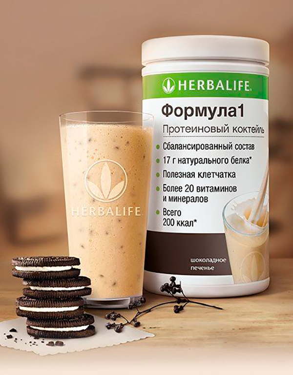 Протеиновый коктейль Шоколадное печенье