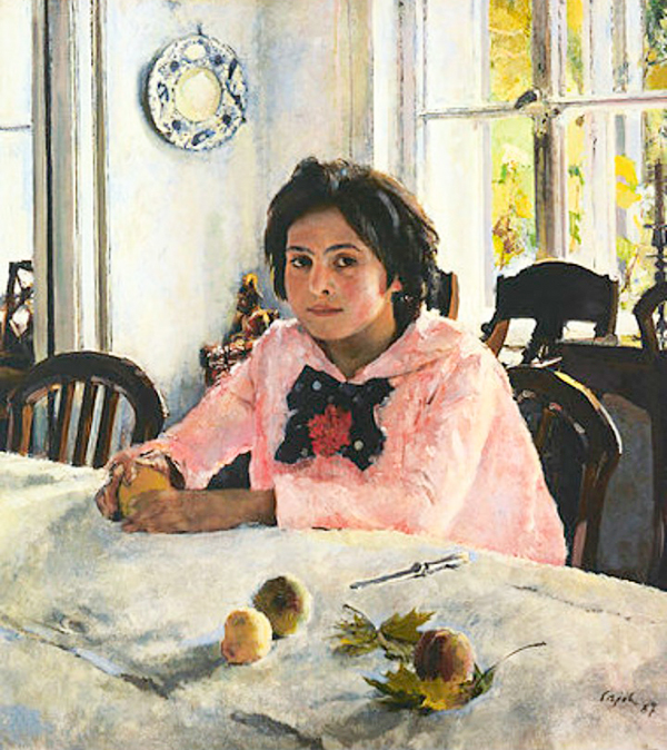 В.А. Серов, «Девочка с персиками», 1887 г.