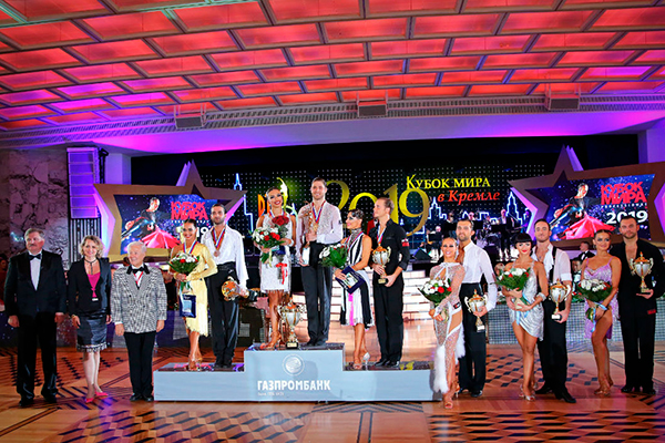 Кубок Мира в Кремле 2019 среди профессионалов по латиноамериканским танцам
