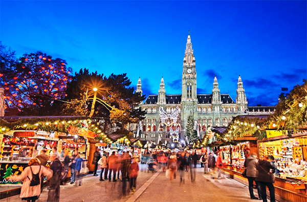 Wiener Christkindlmarkt в Вене