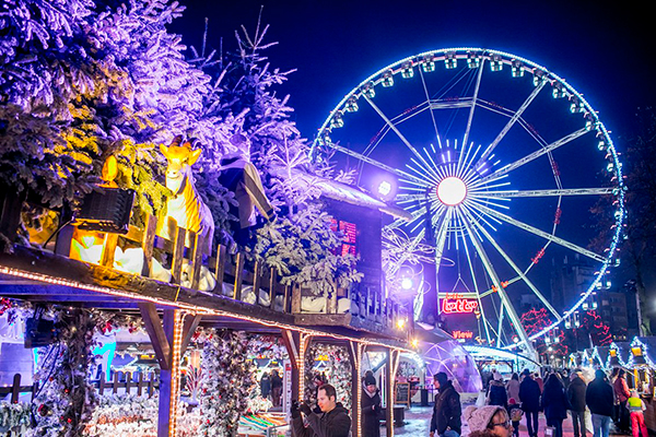 Plaisirs d’Hiver в Брюсселе