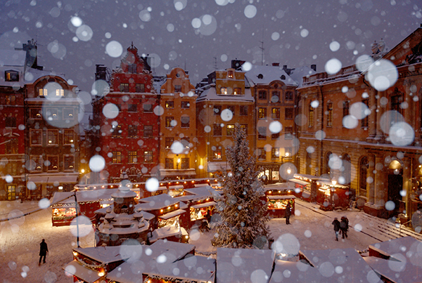 Stortorgets Julmarknad в Стокгольме