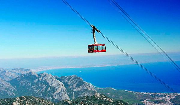 Канатная дорога Olympos Teleferik на горе Тахталы